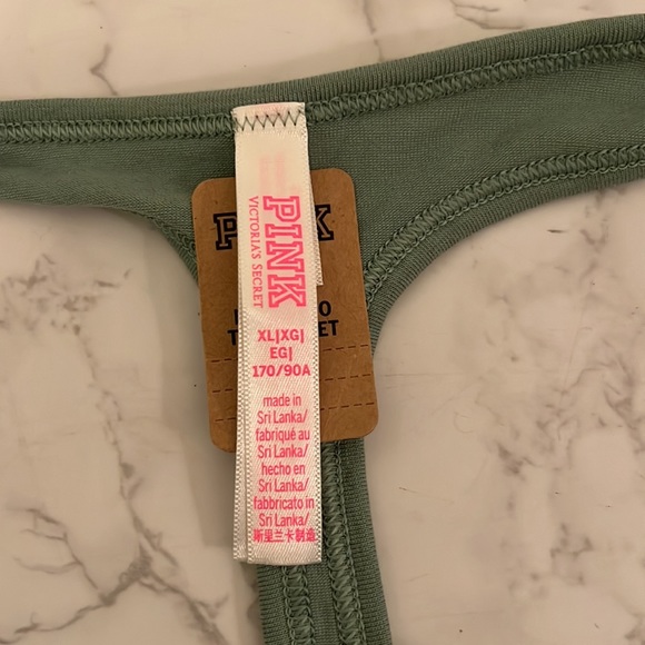 NWT VS PINK Cotton Thong Panty SZ XL - Picture 4 of 4